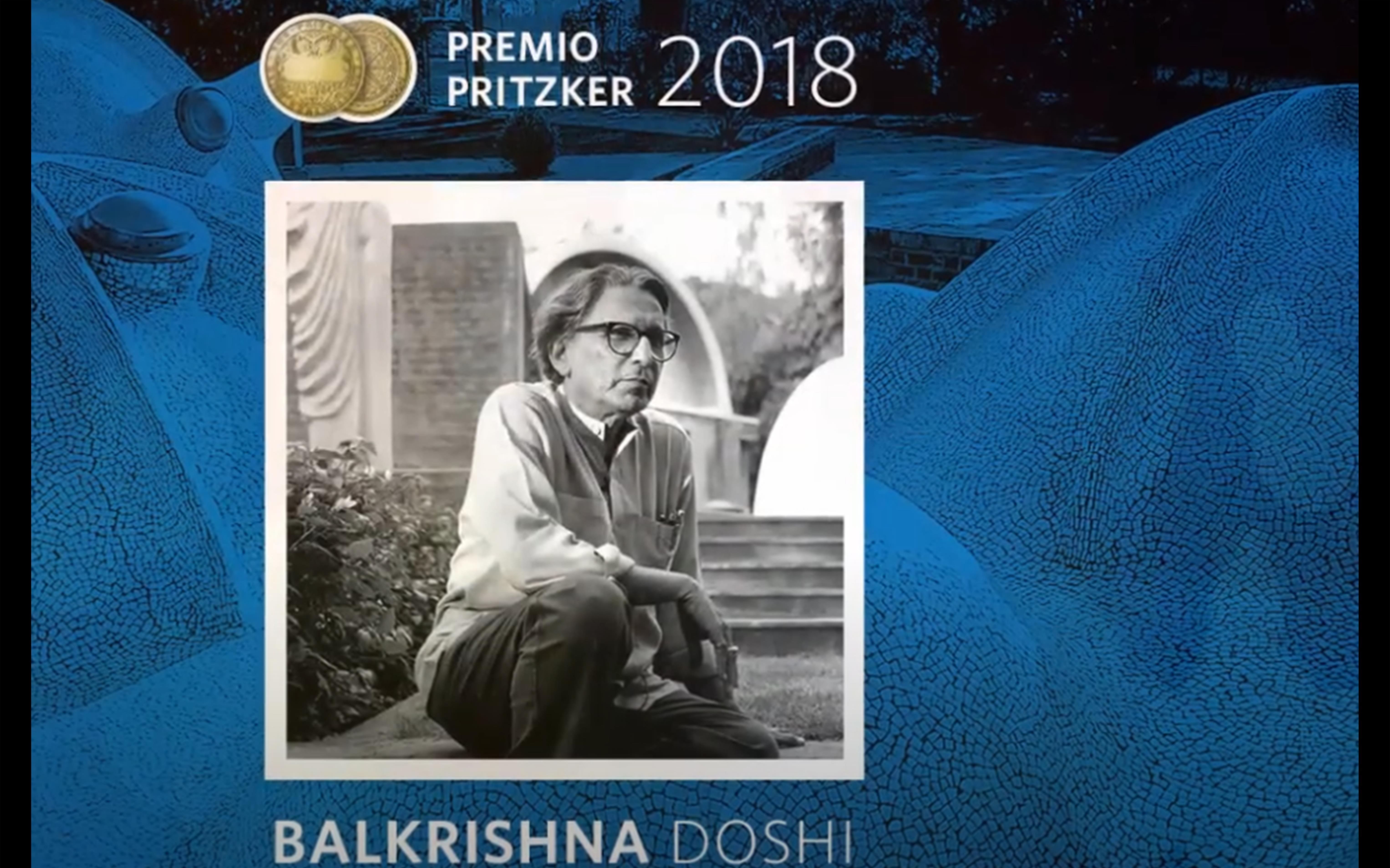 【搬运】【生肉】Pritzker Prize 2018 BALKRISHNA DOSHI哔哩哔哩bilibili