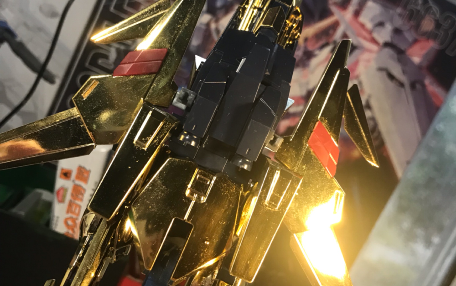 高达模型 大班 hg德尔塔 电镀