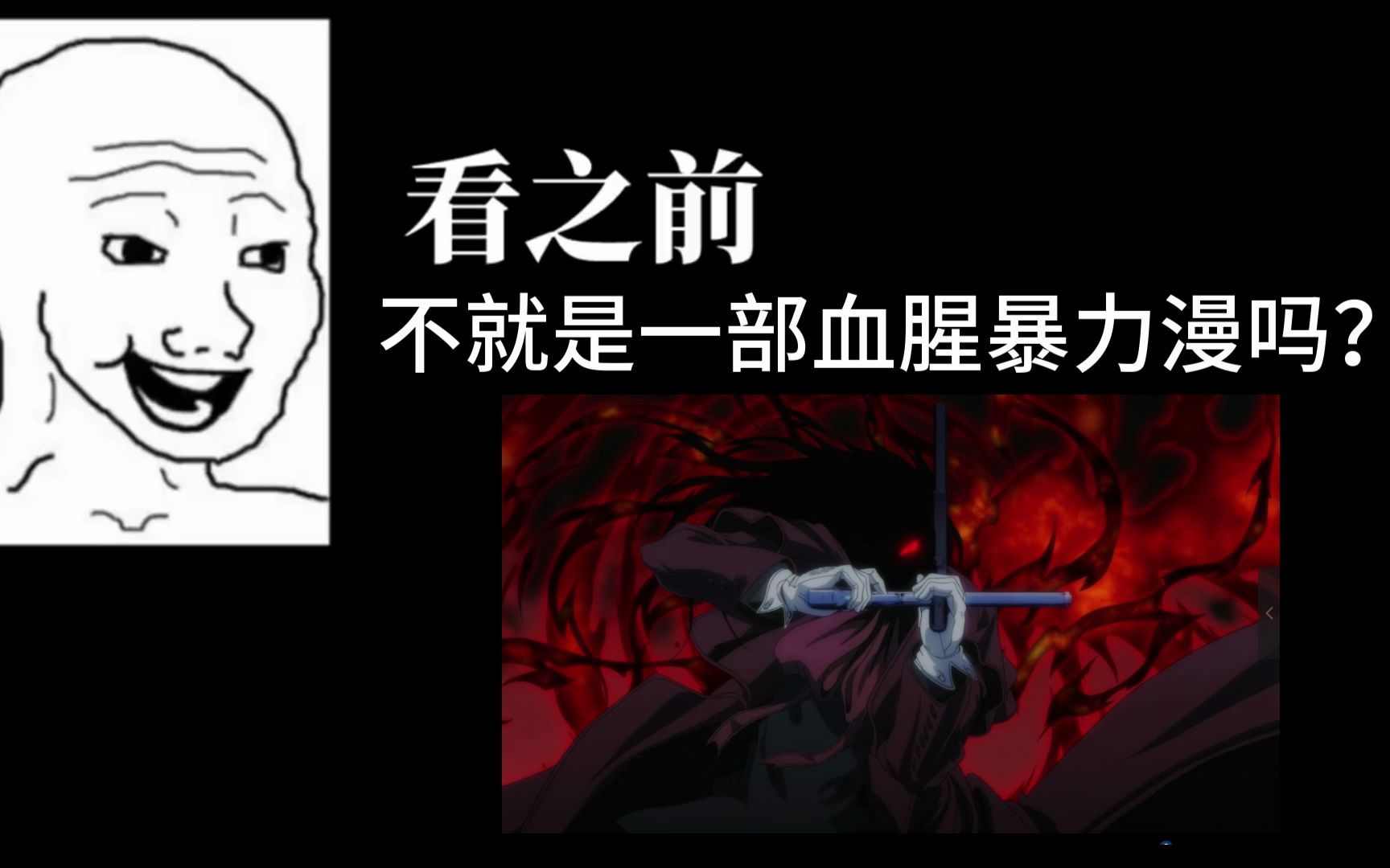 [图]【Hellsing】看之前VS看之后