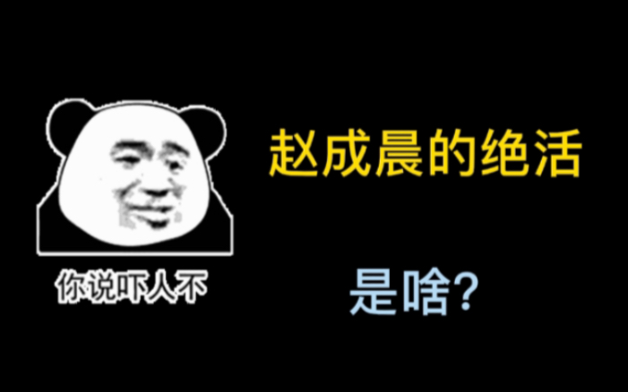 各位看官!赵成晨说这是他的绝活!?你们要审判一下吗哔哩哔哩bilibili