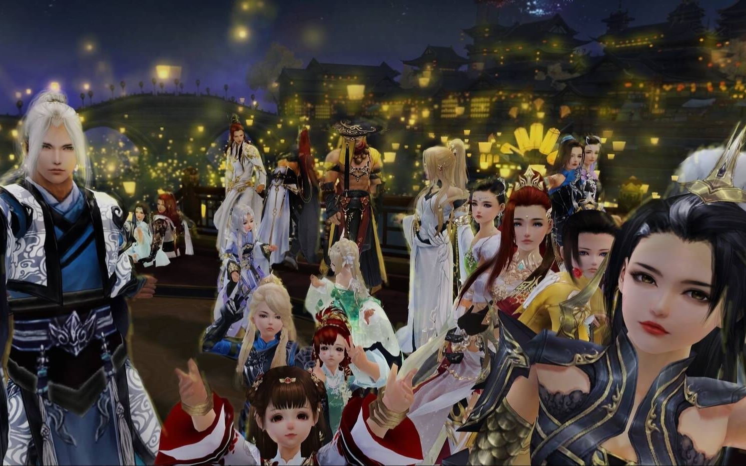 剑网三重置千城墨白燃向帮会纪念电八战无