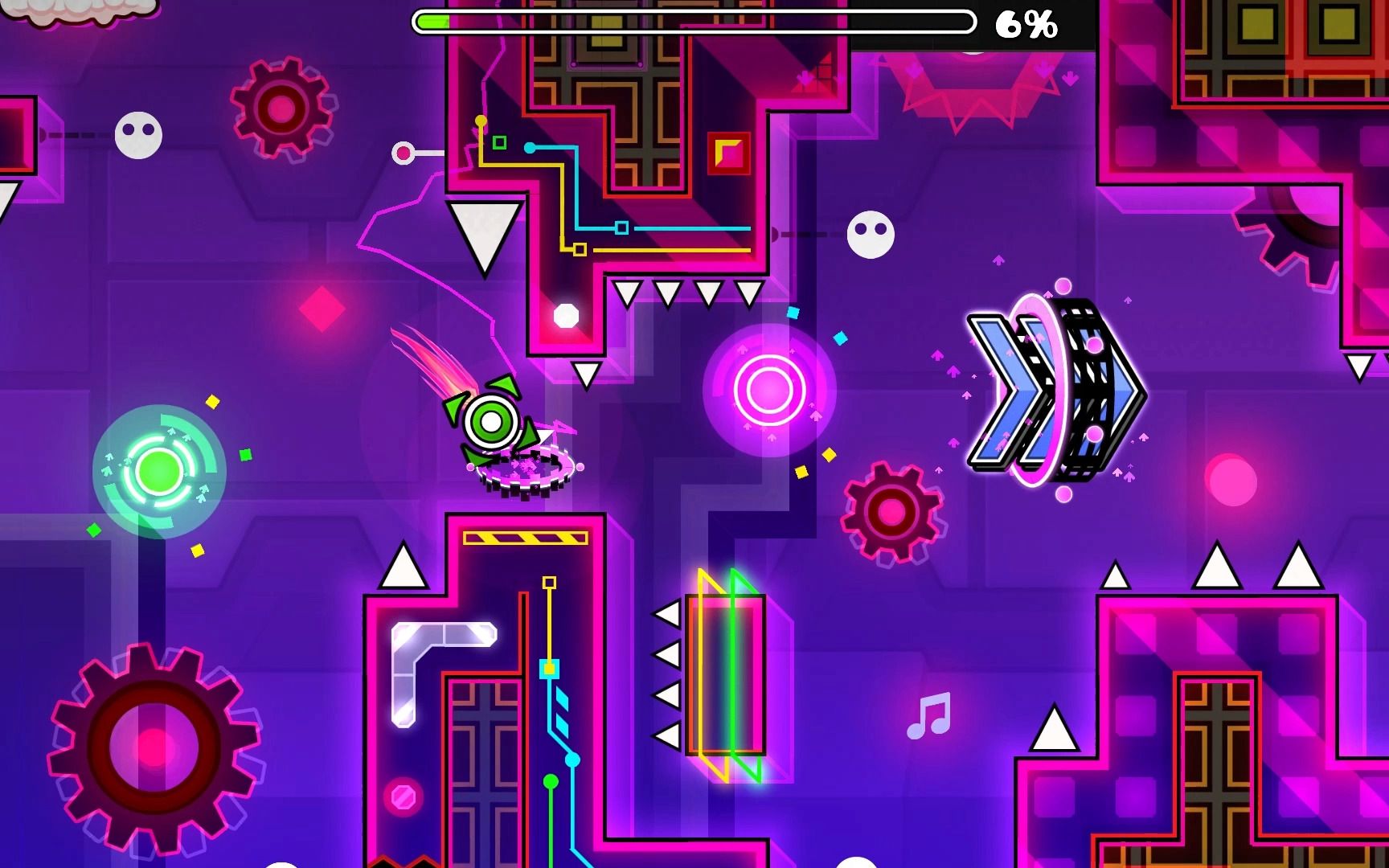 【几何冲刺/weekly】fugacious ii(easy demon)