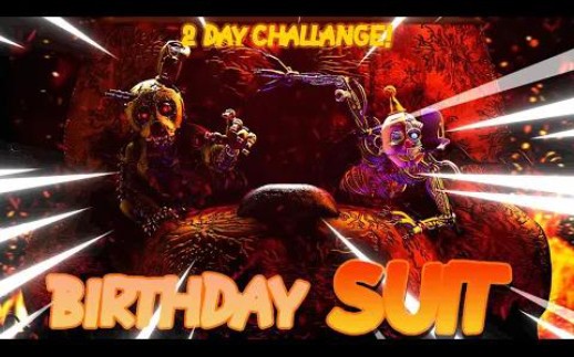 [图][FNAF/SFM] Birthday suit by @Cosmo Sheldrake 2 day challenge!