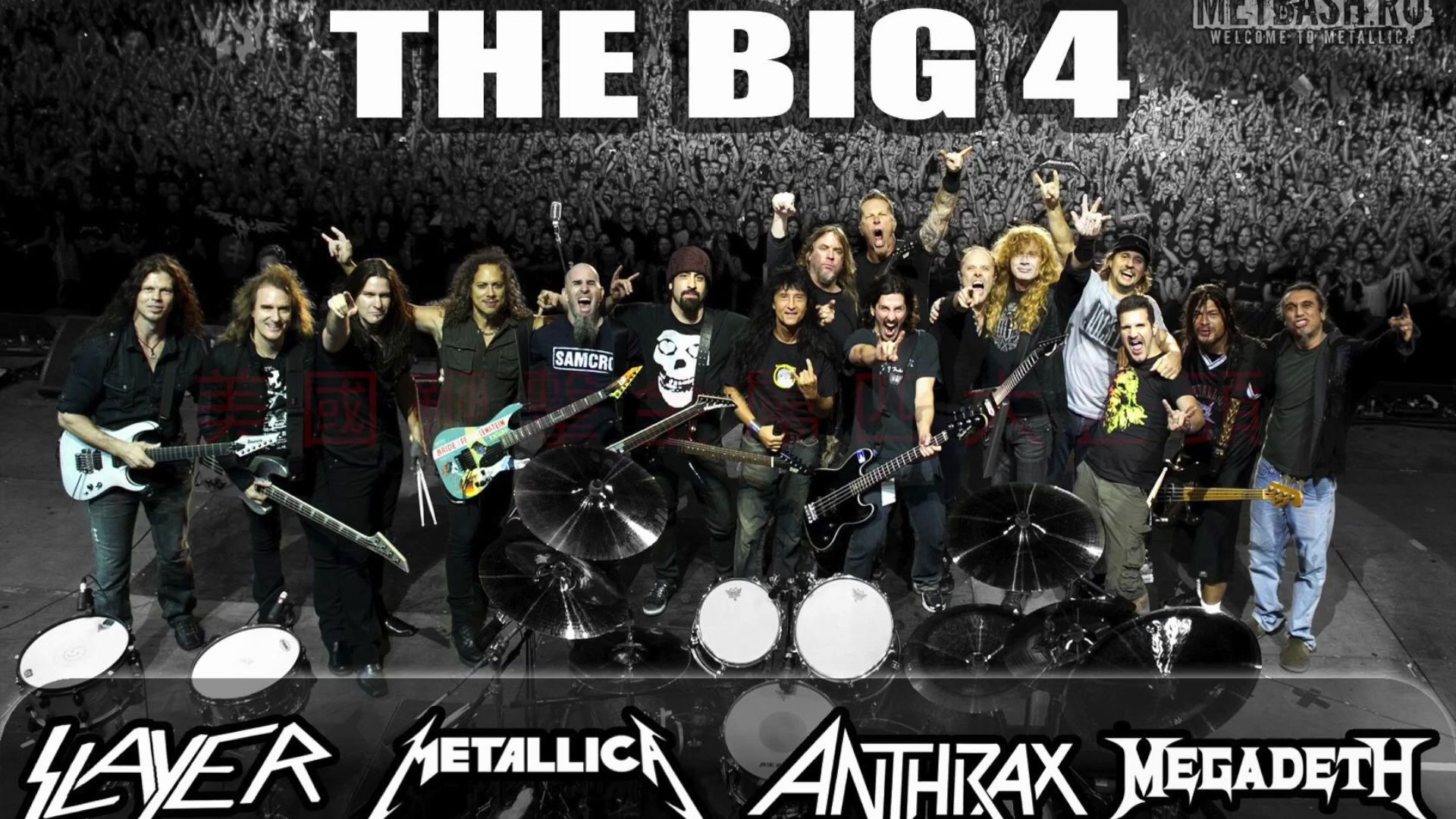 激流金属the big 4:metallica,megadeth,slayer,anthr介绍