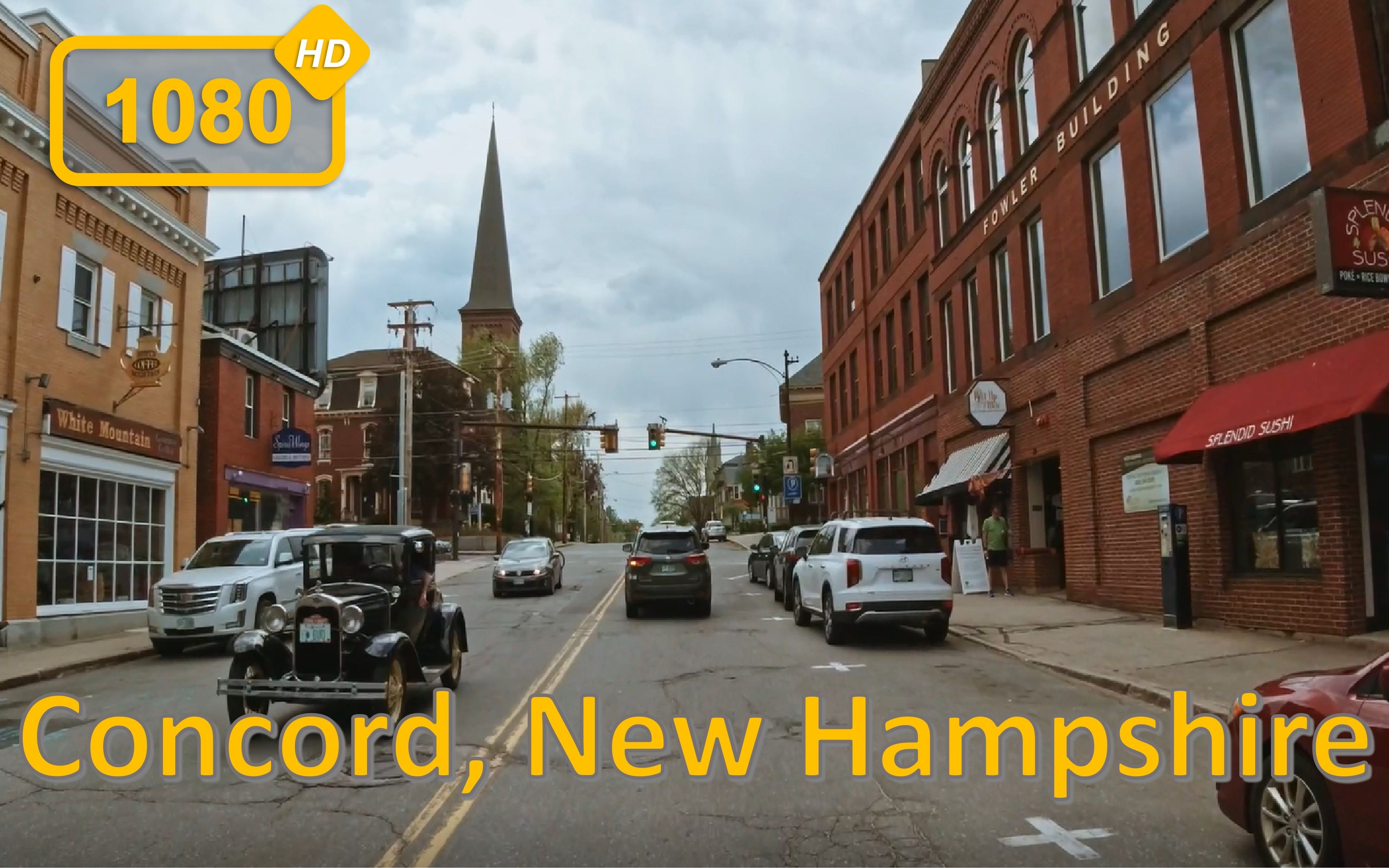 康科德,新罕布什尔州 Driving in Concord, New Hampshire  行车旅游Vlog哔哩哔哩bilibili