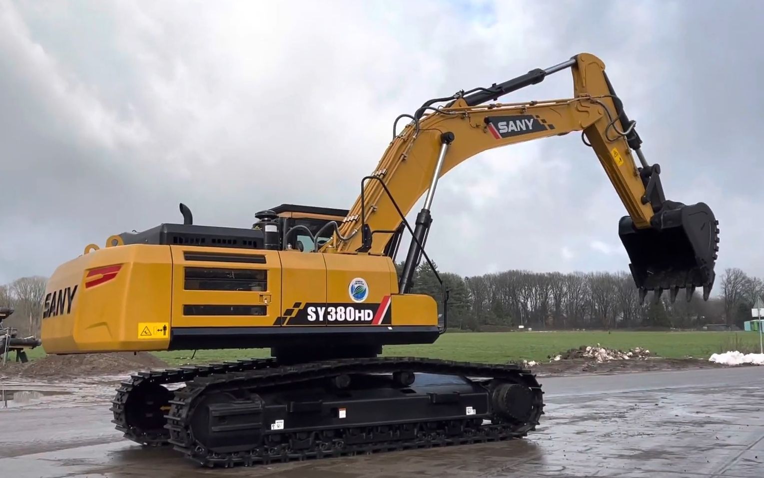 三一重工sy380c-10hd挖掘机操作展示