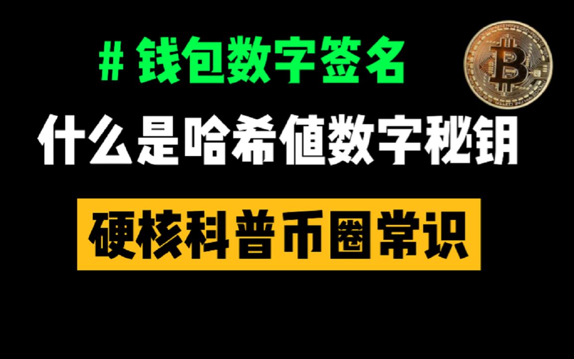 [图]一个视频教懂区块链基本逻辑，哈希值密钥到底是什么？