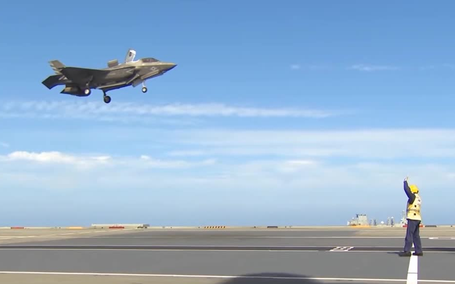 f35b航空母舰短距起飞和垂直降落