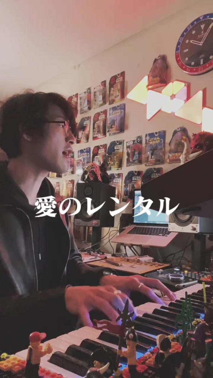 爱的出租 #通心粉铅笔 #封面动画 #弹唱 #弹唱男子 #钢琴男子 #虾中