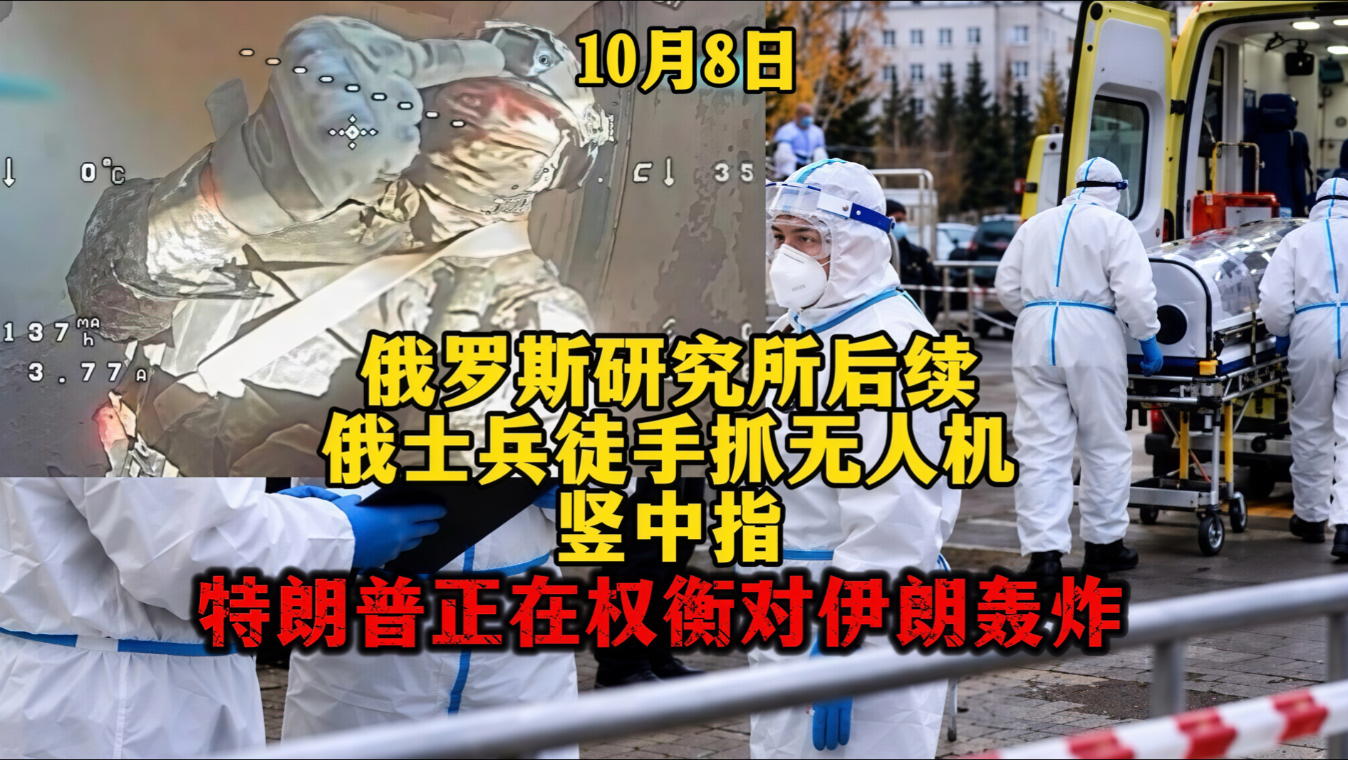 世界卫生组织表示正在密切关注，沙特轰炸胡塞数十个目标，沙特机场被轰炸导致3人死亡36人受伤，俄士兵徒手抓无人机，特朗普正在决定是否轰炸伊