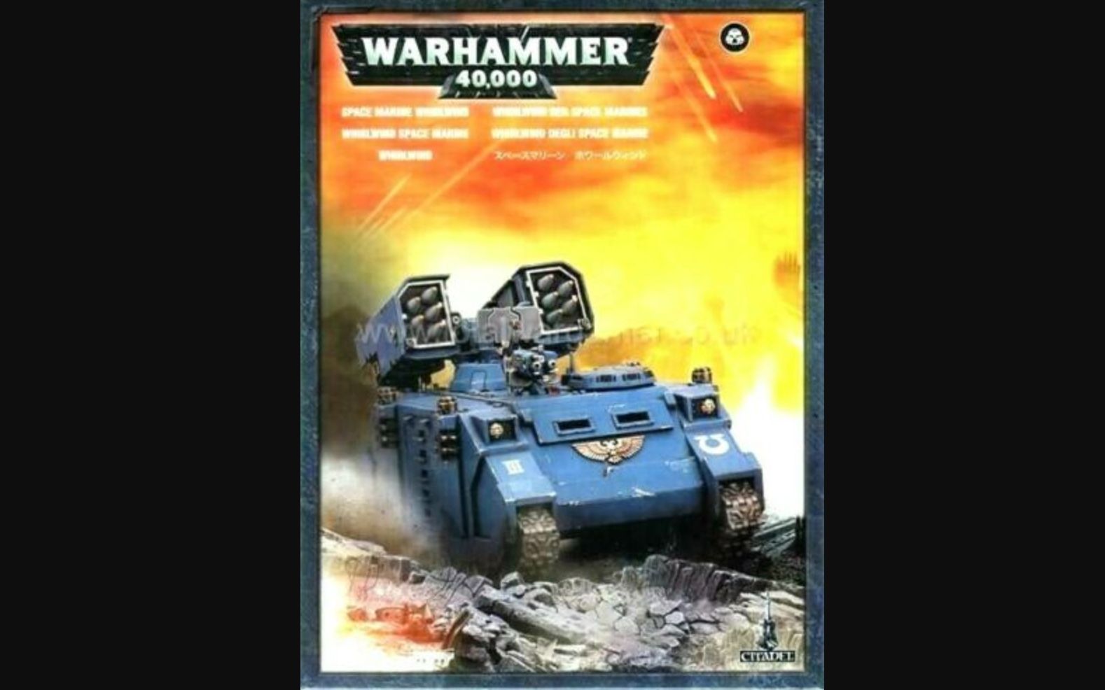 [图]【战锤开箱】40K 星际战士直销旋风导弹车 Space Marine Whirlwind