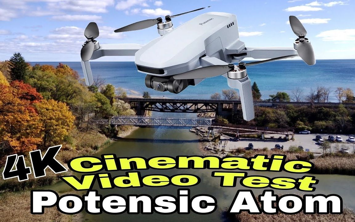 秋日美景,加拿大客户atom三轴云台无刷无人机实拍