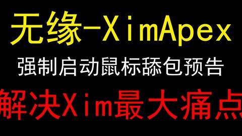 XIM APEX-哔哩哔哩_Bilibili