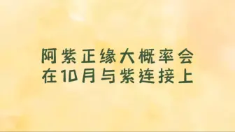 下载视频: 虚拟小说：主角阿紫的正缘大概率会在10月与紫连接上