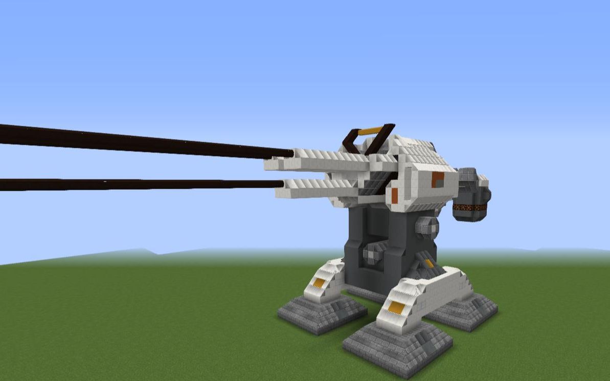 我的世界重装上阵机枪极巨化