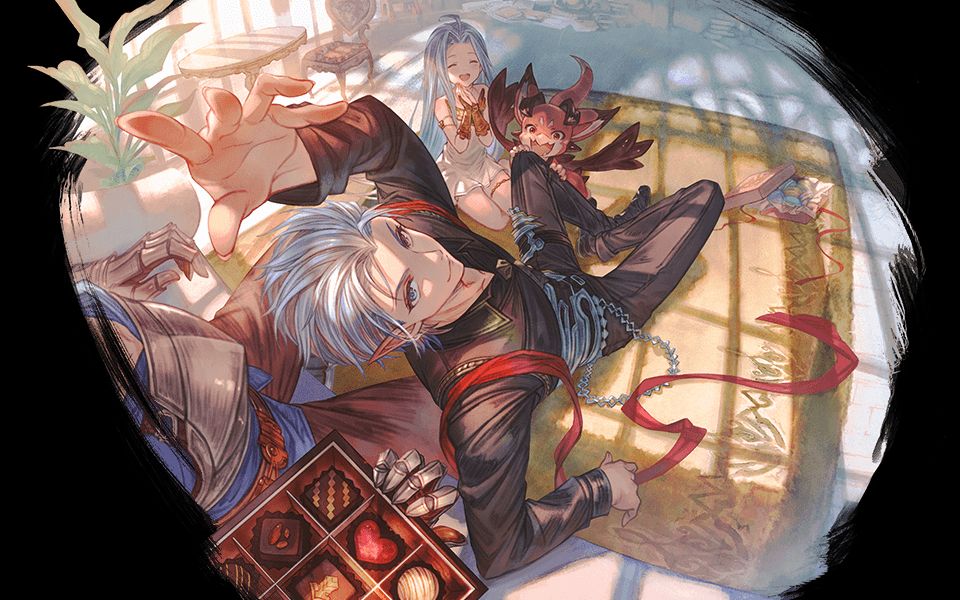 碧蓝幻想情人节军神试用之花剑兰博