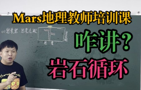 岩石循环高中地理Mars地理教师培训课实录岩浆岩变质岩沉积岩哔哩哔哩bilibili