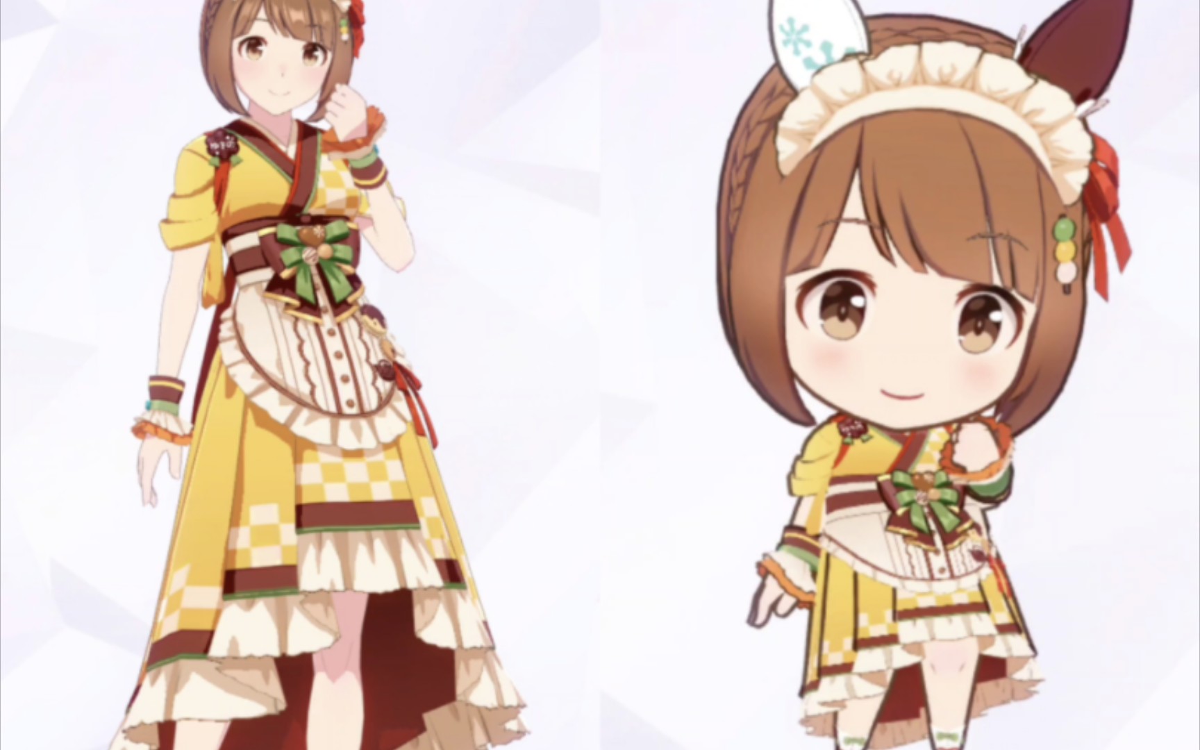 【赛马娘】看看情人节雪之美人,软软感觉的雪之美人