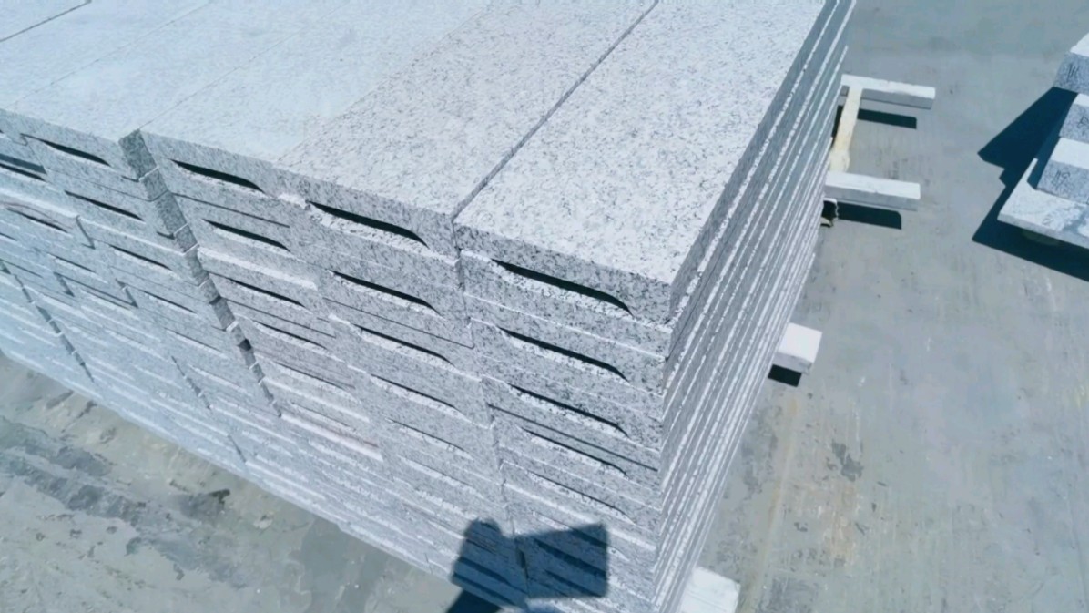 芝麻白石材加工产品展示