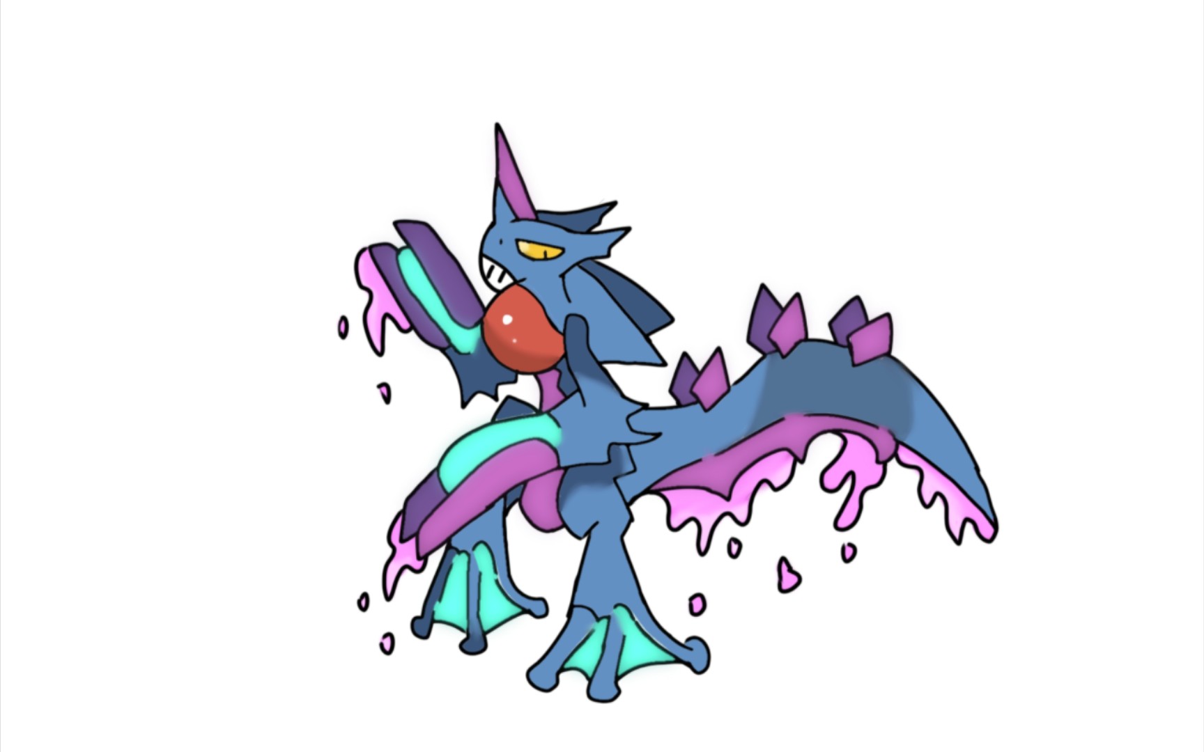 原创宝可梦 嶙峋牙与斑斓毒