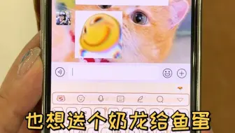鱼蛋为什么突然不让我碰送给他的奶龙呢？