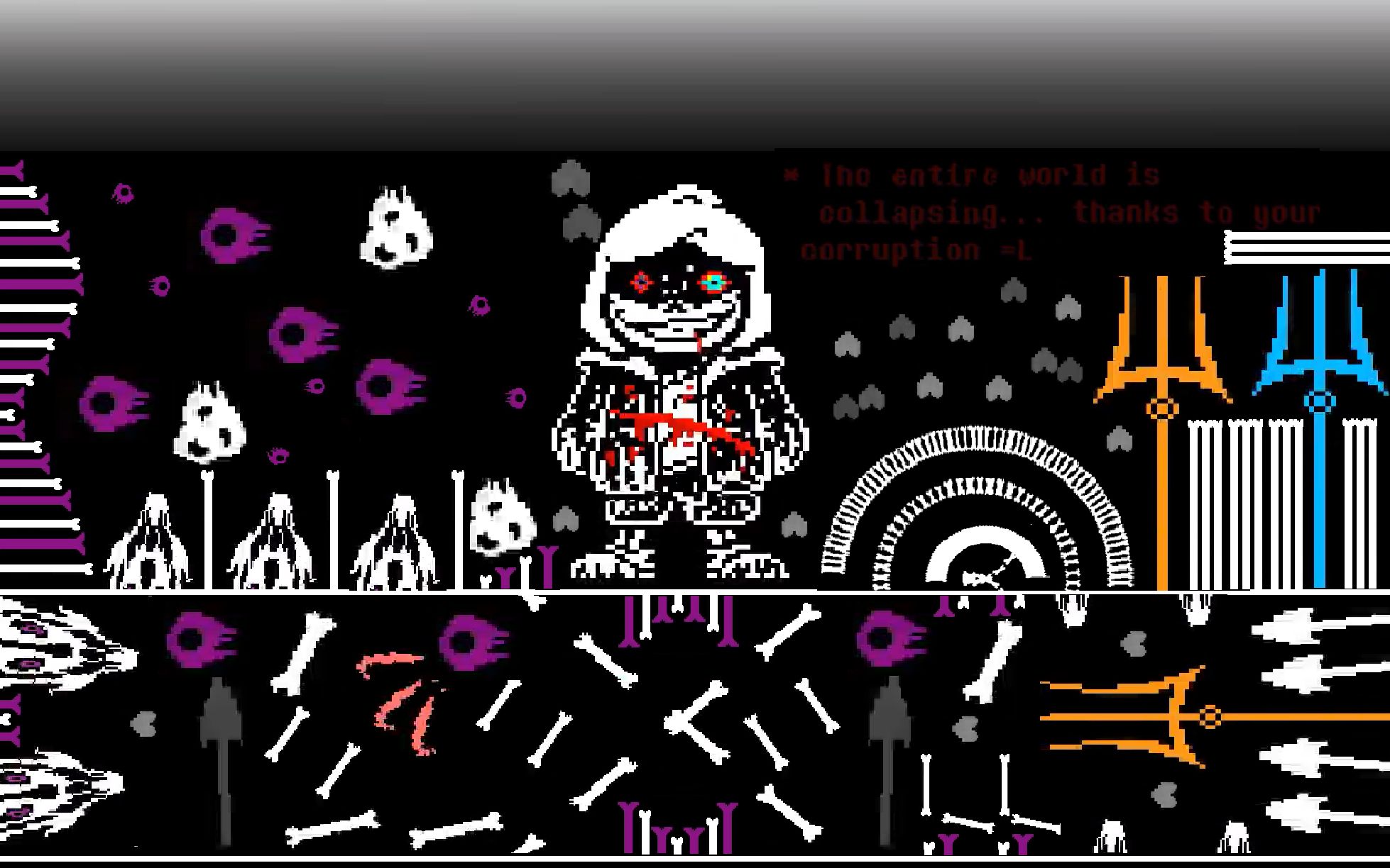 [复读鸭dusttale]re-balance版murder战全阶段一命通关_undertale传说