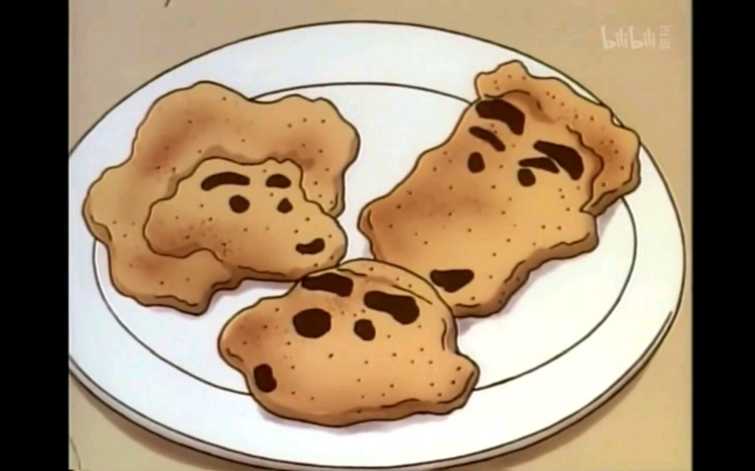 蜡笔小新美食剪辑七 拉面  饼干
