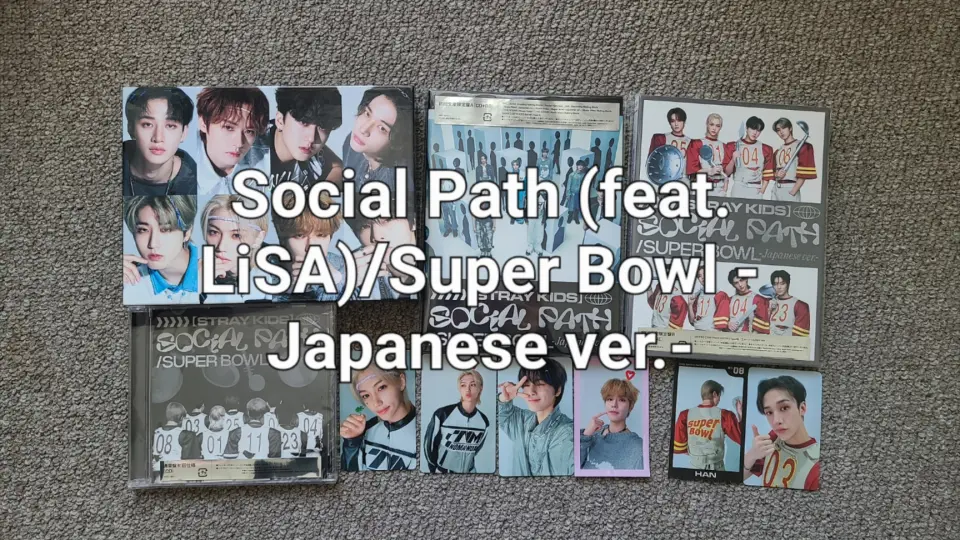 Stray Kids】Social Path (feat. LiSA)/Super Bowl -Japanese ver.- A 