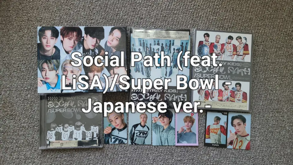 Stray Kids】Social Path (feat. LiSA)/Super Bowl -Japanese ver.- A