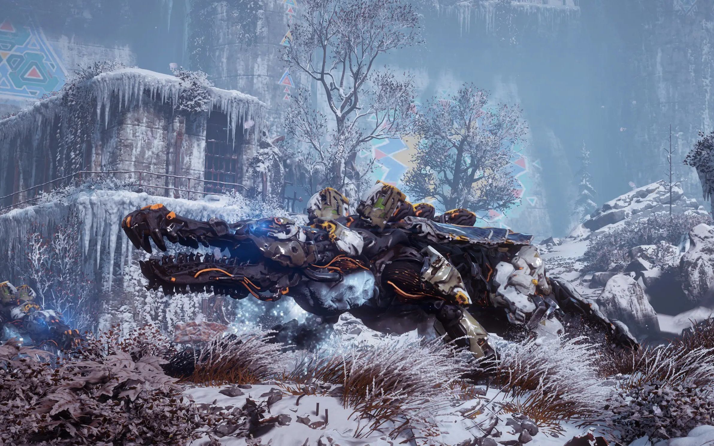 地平线零之曙光dlc冰尘雪野第三集超级马里奥埃洛伊