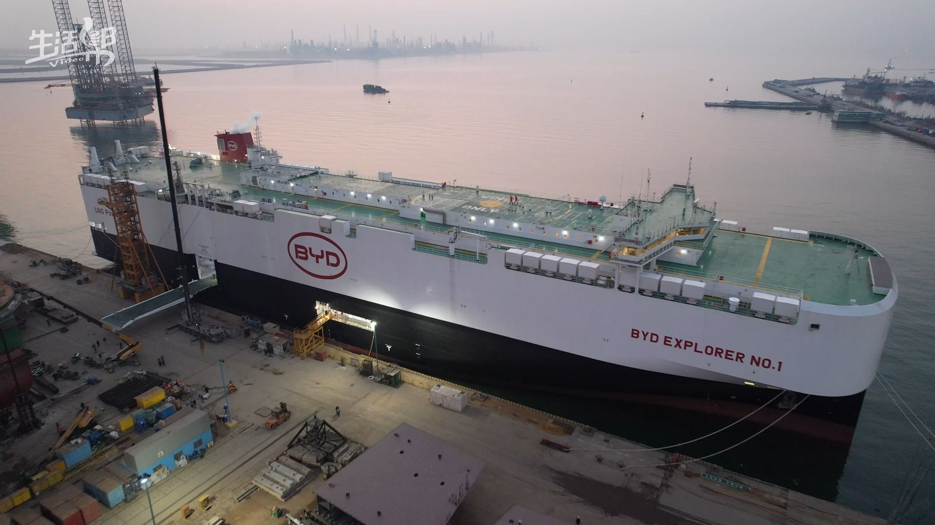 【中国制造】中国造船业连续14年领跑全球 汽车运输船开启"国车自运"