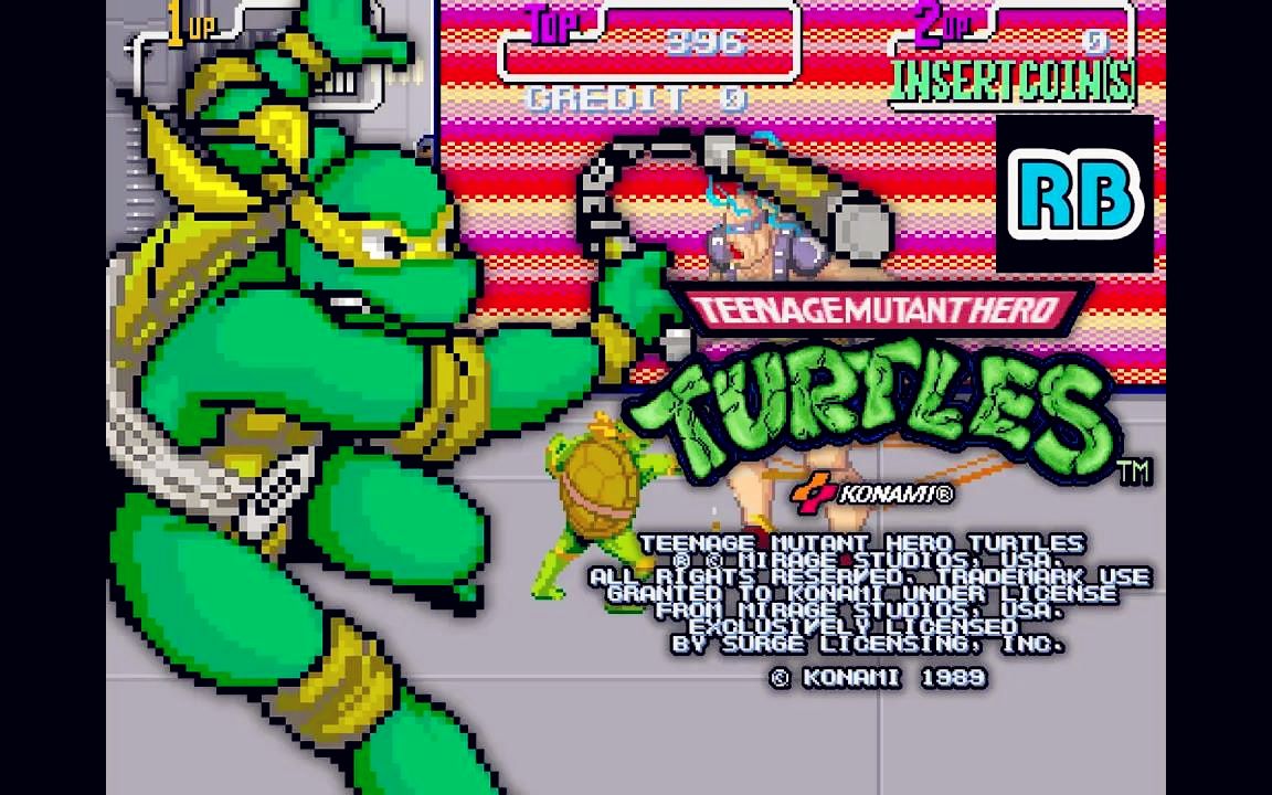 1989年科乐美街机版《忍者神龟》米开朗基罗30分钟通关 / replay