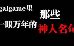 下载视频: galgame里那些一眼万年的神人名句