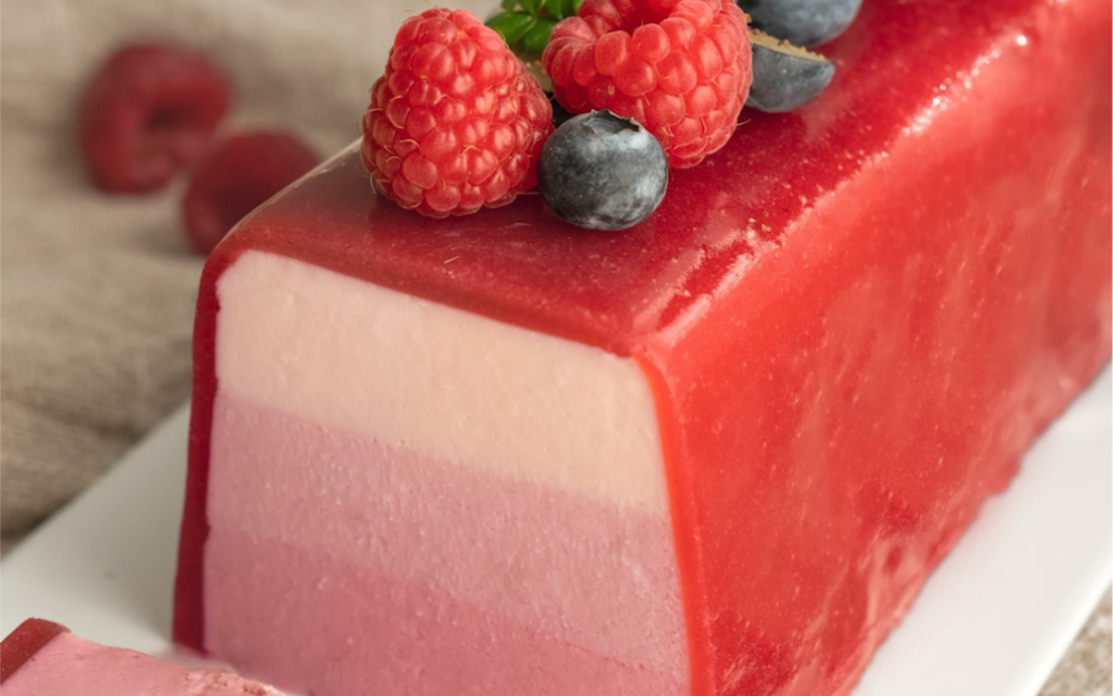 树莓芝士蛋糕|免烤箱甜品,节日氛围瞬间拉满～-二黑黑嘿嘿嗨-food