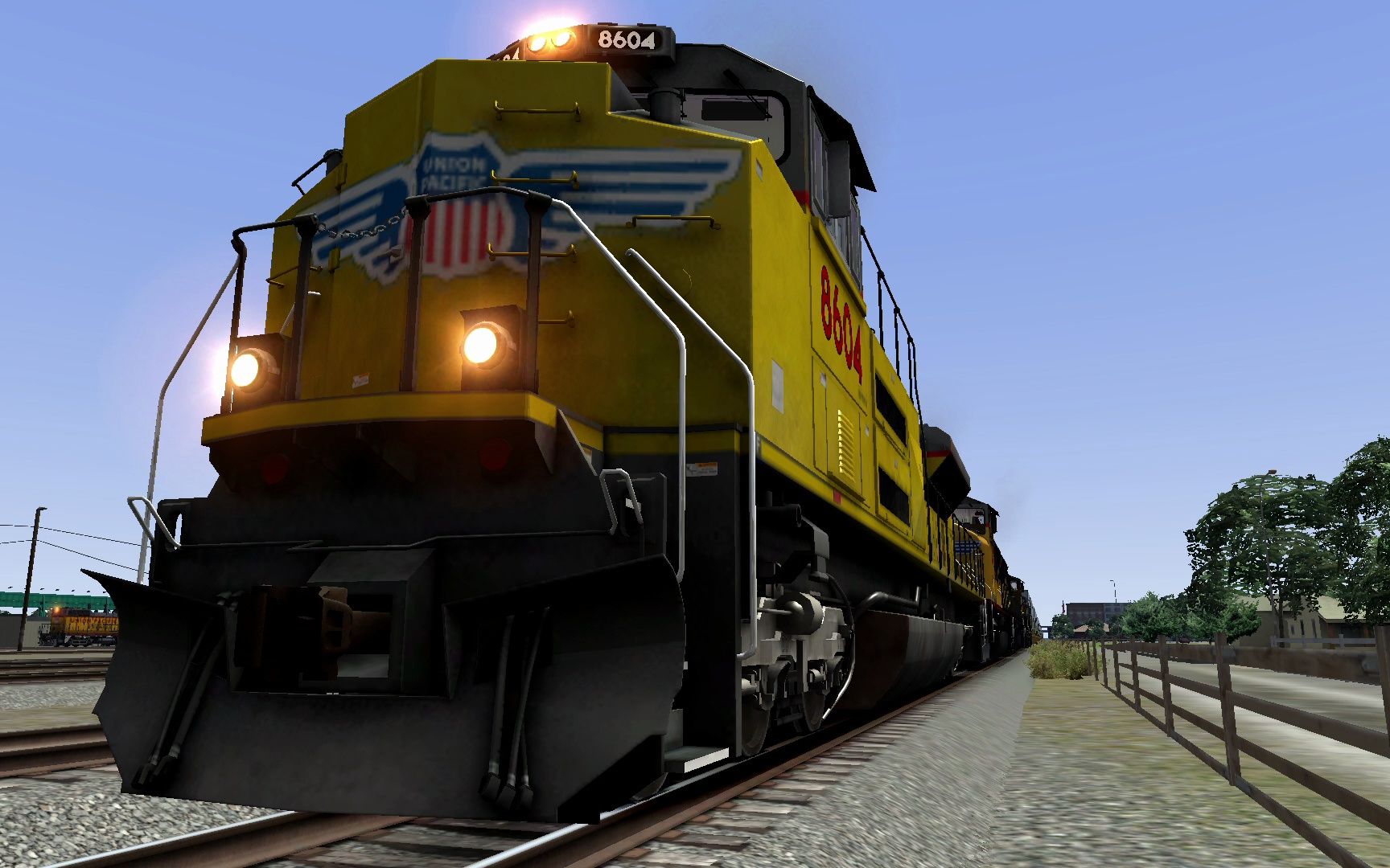 模拟火车tsc:sd70ace型内燃机车 集装箱联运(第一部分)