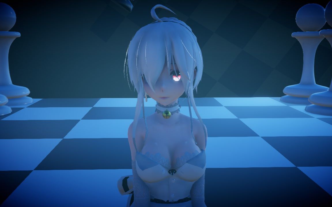 [图]【黑暗向MMD】Caught in the grey 黑白弱音