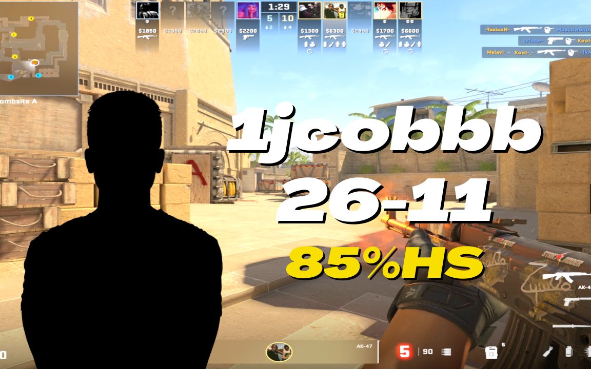 【CS2 POV】1jcobbb (2611) 85%爆头率 (mirage) | FACEIT天梯 | 2023.11.06哔哩哔哩bilibili第一视角