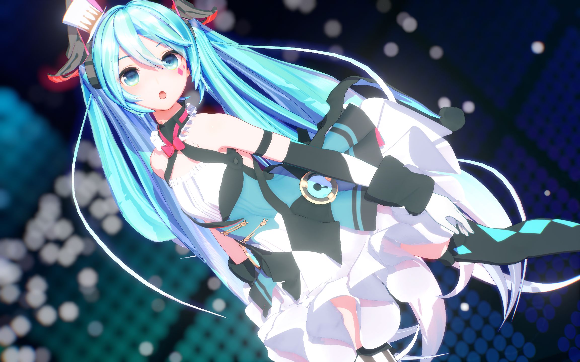 【2d卡通渲染】yyb式初音-magical mirai miku 【catch the wave】