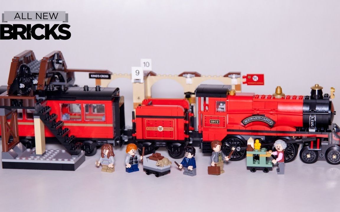 乐高lego哈利波特霍格沃茨特快列车75955速拼定格动画