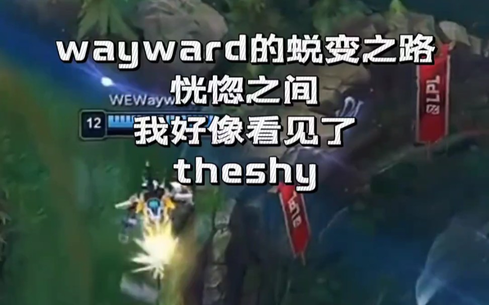 wayward的蜕变之路,恍惚之间…我好像看见了…theshy…英雄联盟