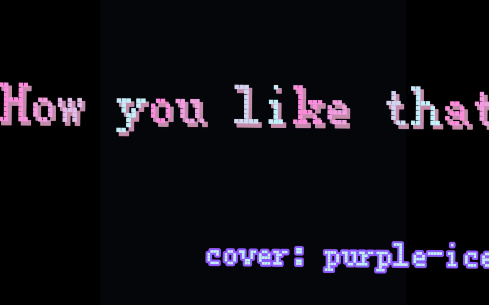 《how you like that》cover:purple-ice_哔哩哔哩_bilibili