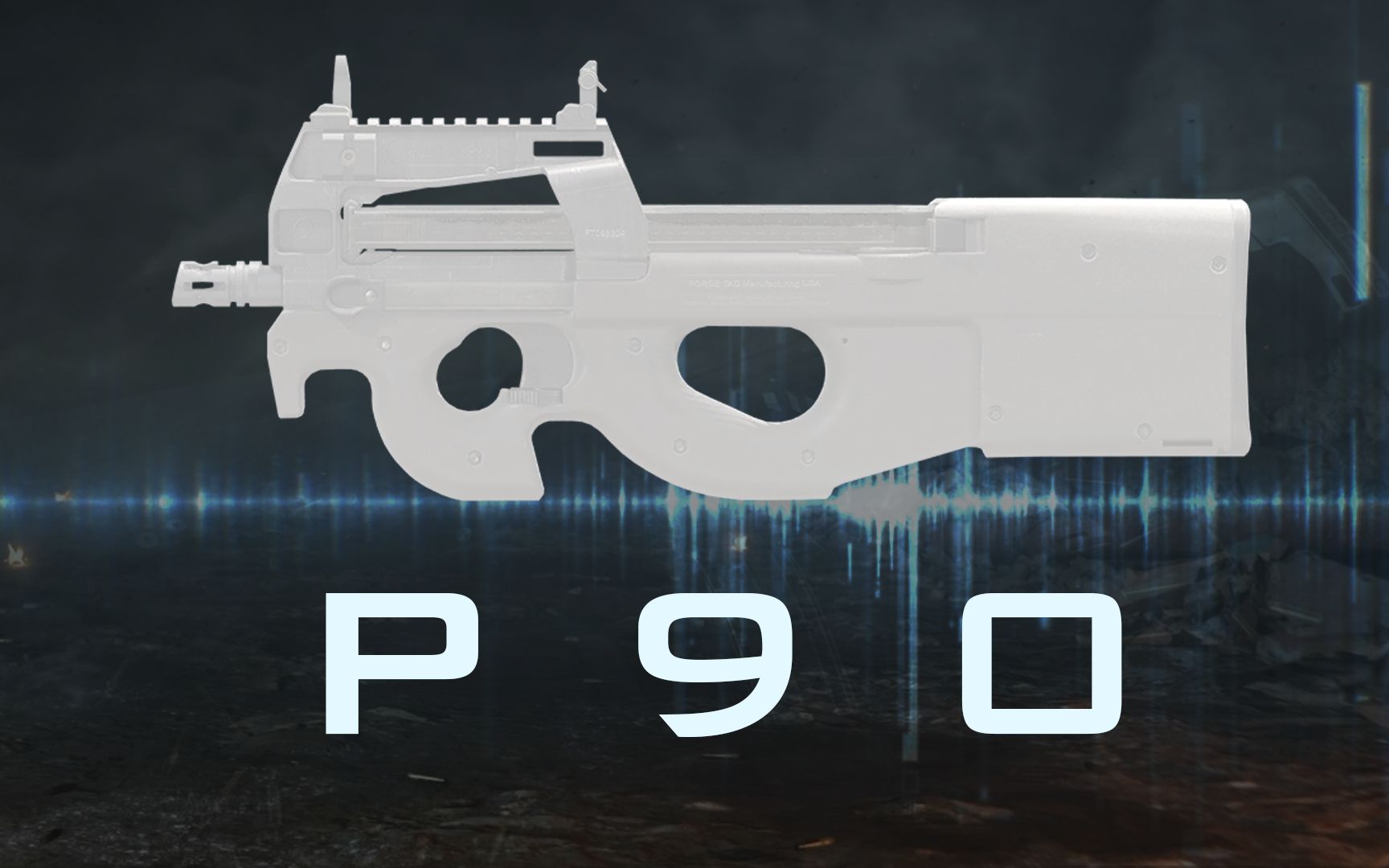 p90 冲锋枪『现代战争武器指南』vol.02_哔哩哔哩_bilibili