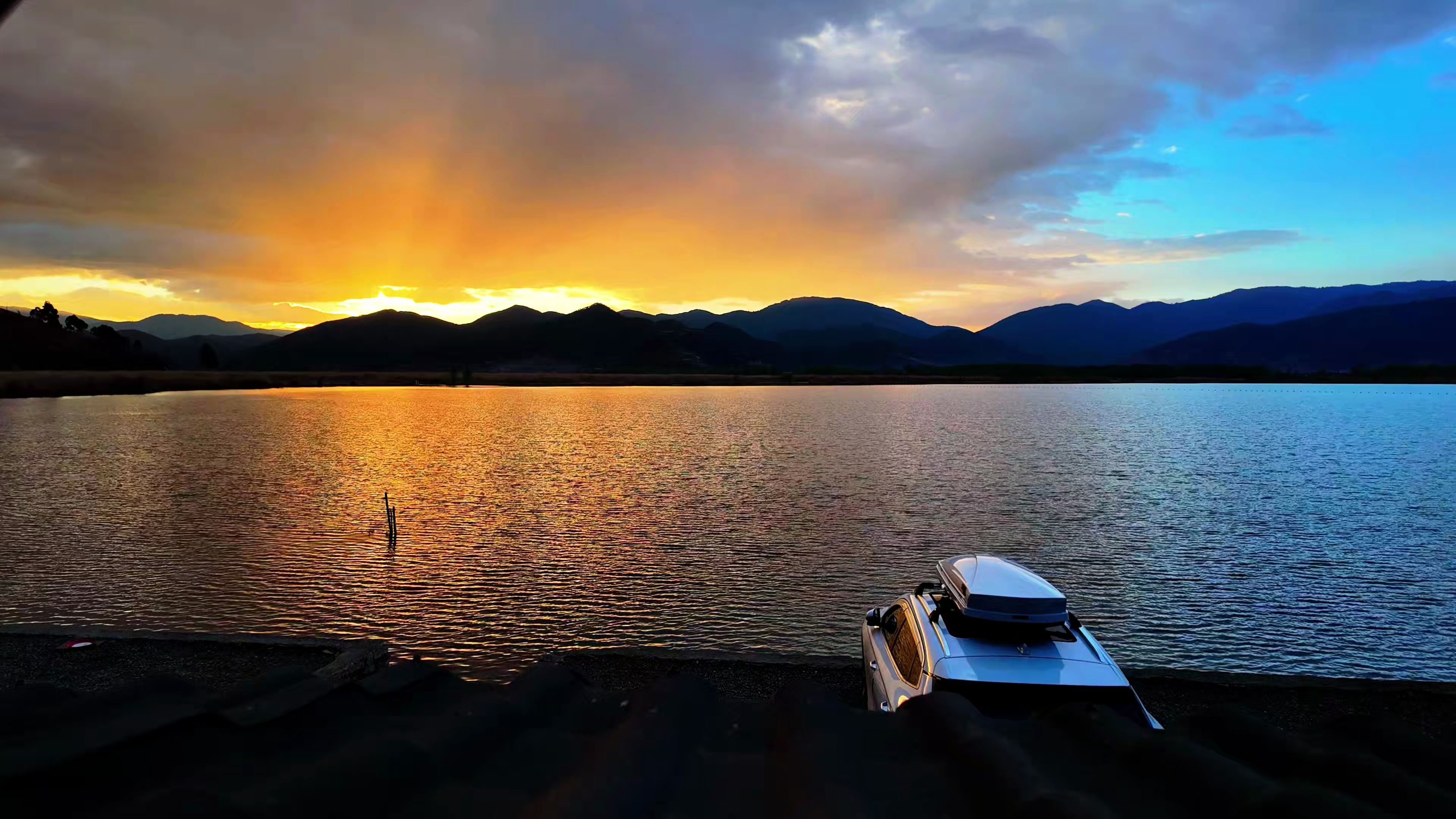 vlog 泸沽湖第四天 首次挑战夜转日成功 心情美滋滋 风光狗的快乐如此