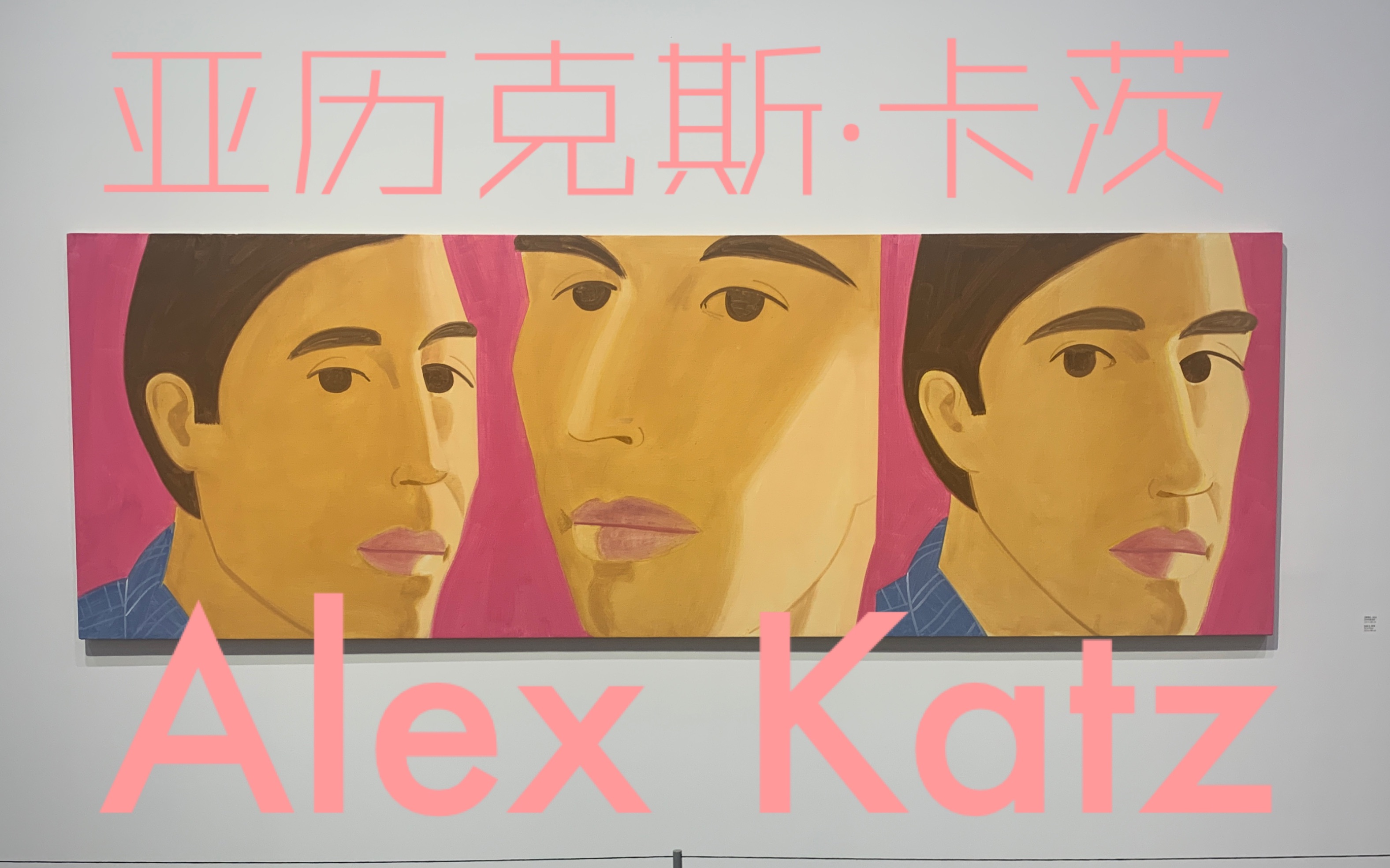 DV看展亚历克斯ⷥᨌ聬ex Katz 复星艺术中心哔哩哔哩bilibili