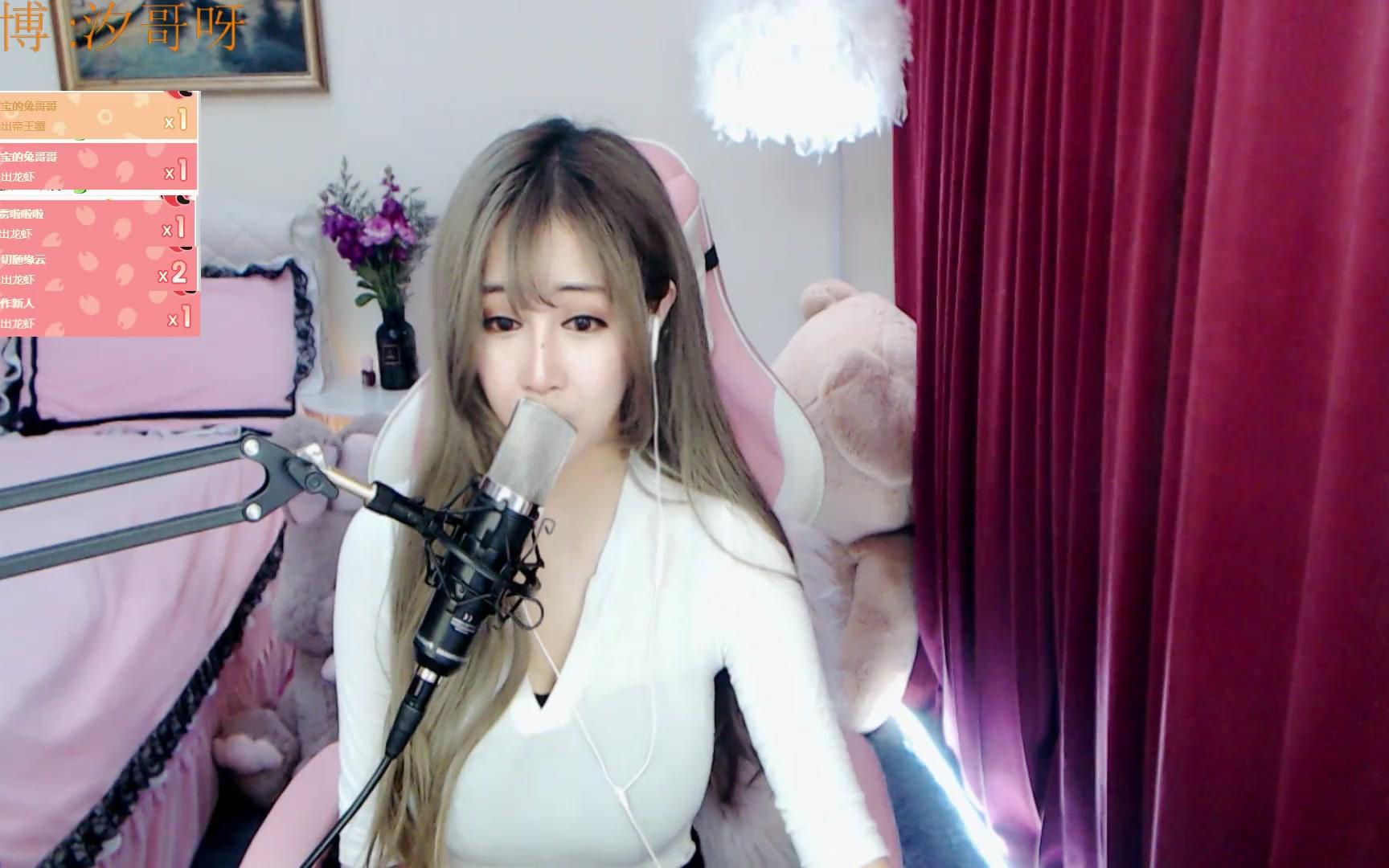 2018-03-13录制,joanna汐宝《新人主播~ 帝王蟹抽龙虾加微信》