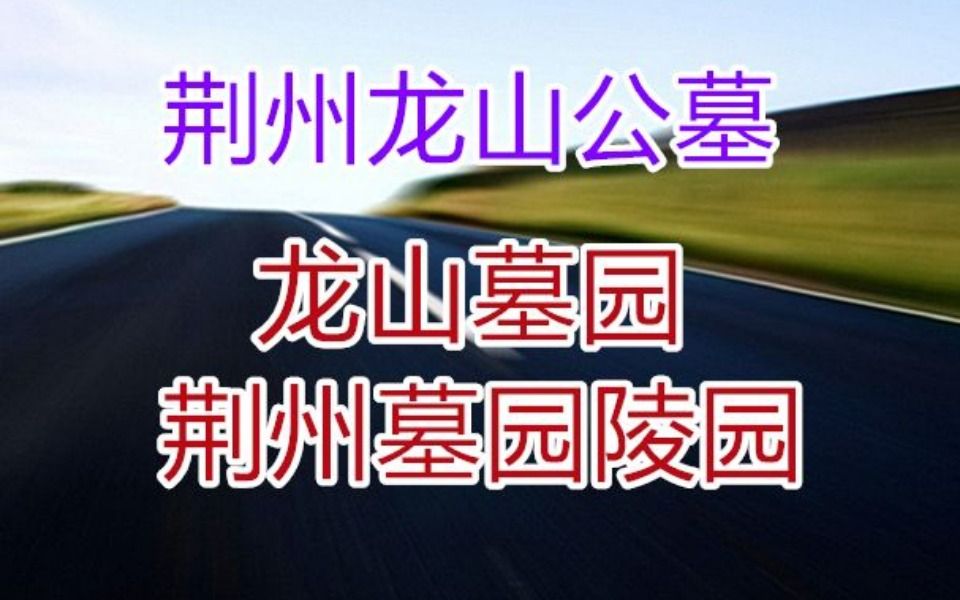 荆州龙山公墓墓地价格一览表哔哩哔哩bilibili