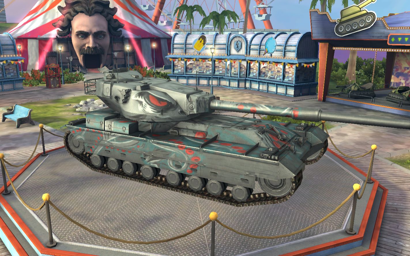 fv215b octopus x 蓝色章鱼涂装_wotb