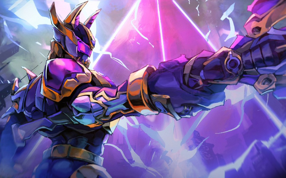 【procreate】猎铠狼帅开大(硬画过程)_哔哩哔哩_bilibili