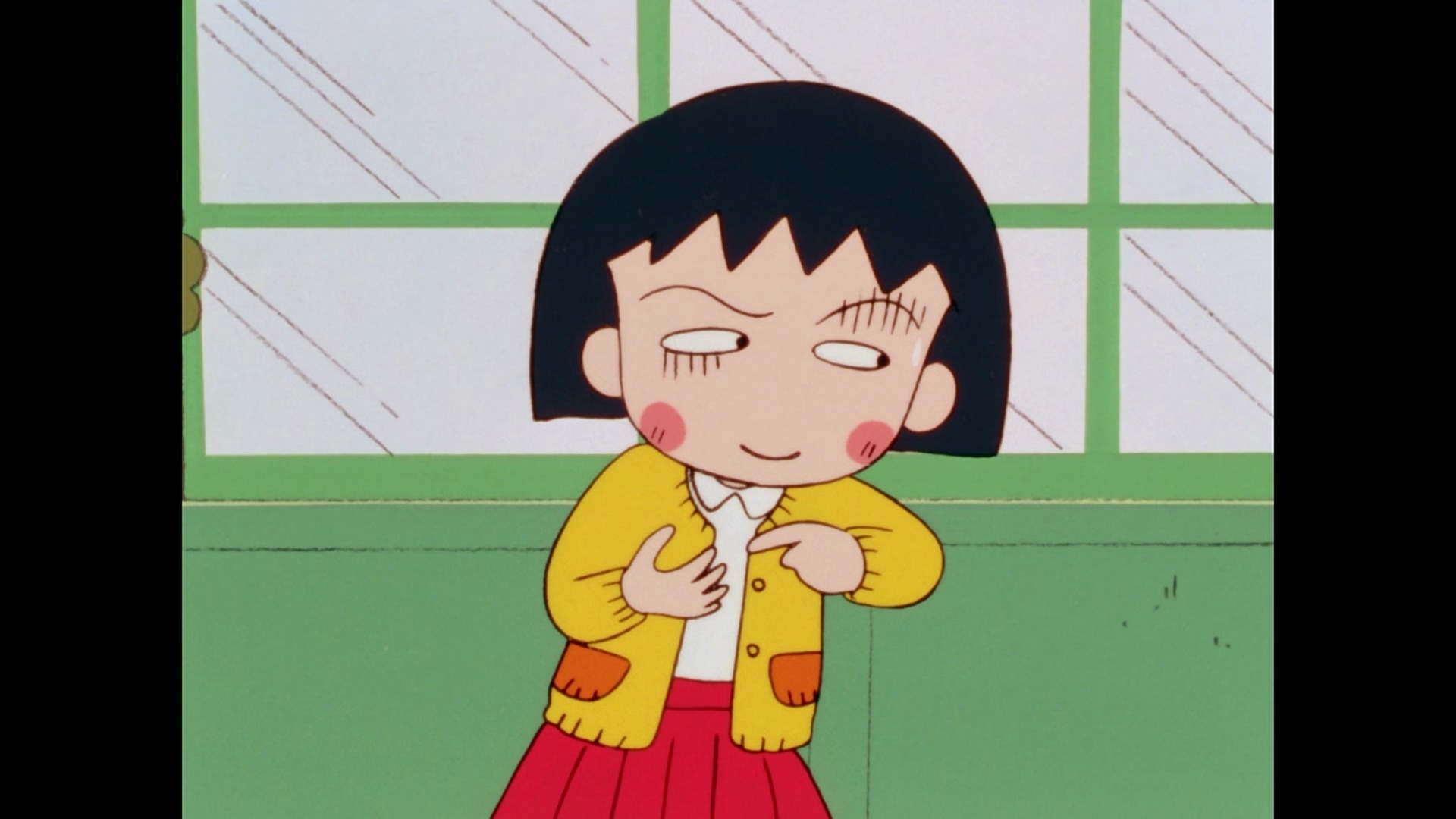 004 小丸子学骑自行车