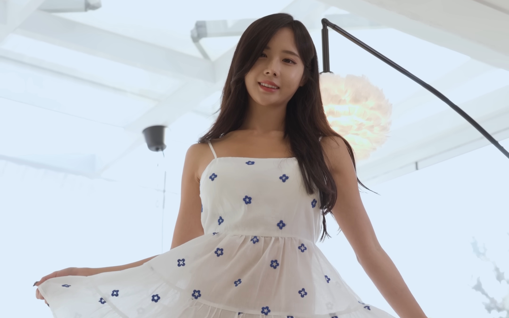 Habin（夏彬） Pocket Girls 小蓝花裙子